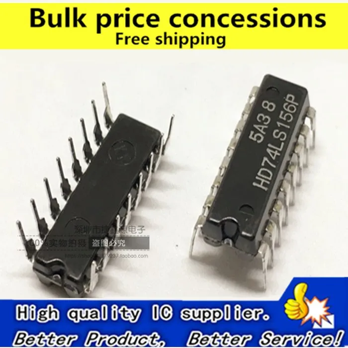 Freeshipping 10pcs/50pcs/100pcs HD74LS156P SN74LS156N 74LS156 decoder multiplexer dip-16
Freeshipping 10pcs/50pcs/100pcs HD74LS156P SN74LS156N 74LS156 decoder multiplexer dip-16