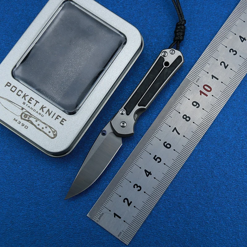 

Кевин Джон мини маленький sebenza 21 складной нож Лезвие M390 титановая ручка походные инструменты для повседневного использования