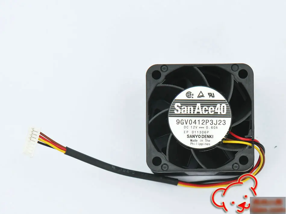 Новый оригинальный охлаждающий вентилятор Sanyo 4028 9GV0412P3J23 12 В 0,60 а 40*40*28 мм
Новый оригинальный охлаждающий вентилятор Sanyo 4028 9GV0412P3J23 12 В 0,60 а 40*40*28 мм