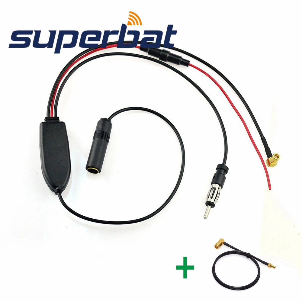 Автомобильный радиоусилитель Superbat FM/AM на DAB/FM/AM, конвертер/разветвитель с антенным адаптером SMB на SMA, кабель 50 см для Beat DAB
Автомобильный радиоусилитель Superbat FM/AM на DAB/FM/AM, конвертер/разветвитель с антенным адаптером SMB на SMA, кабель 50 см для Beat DAB