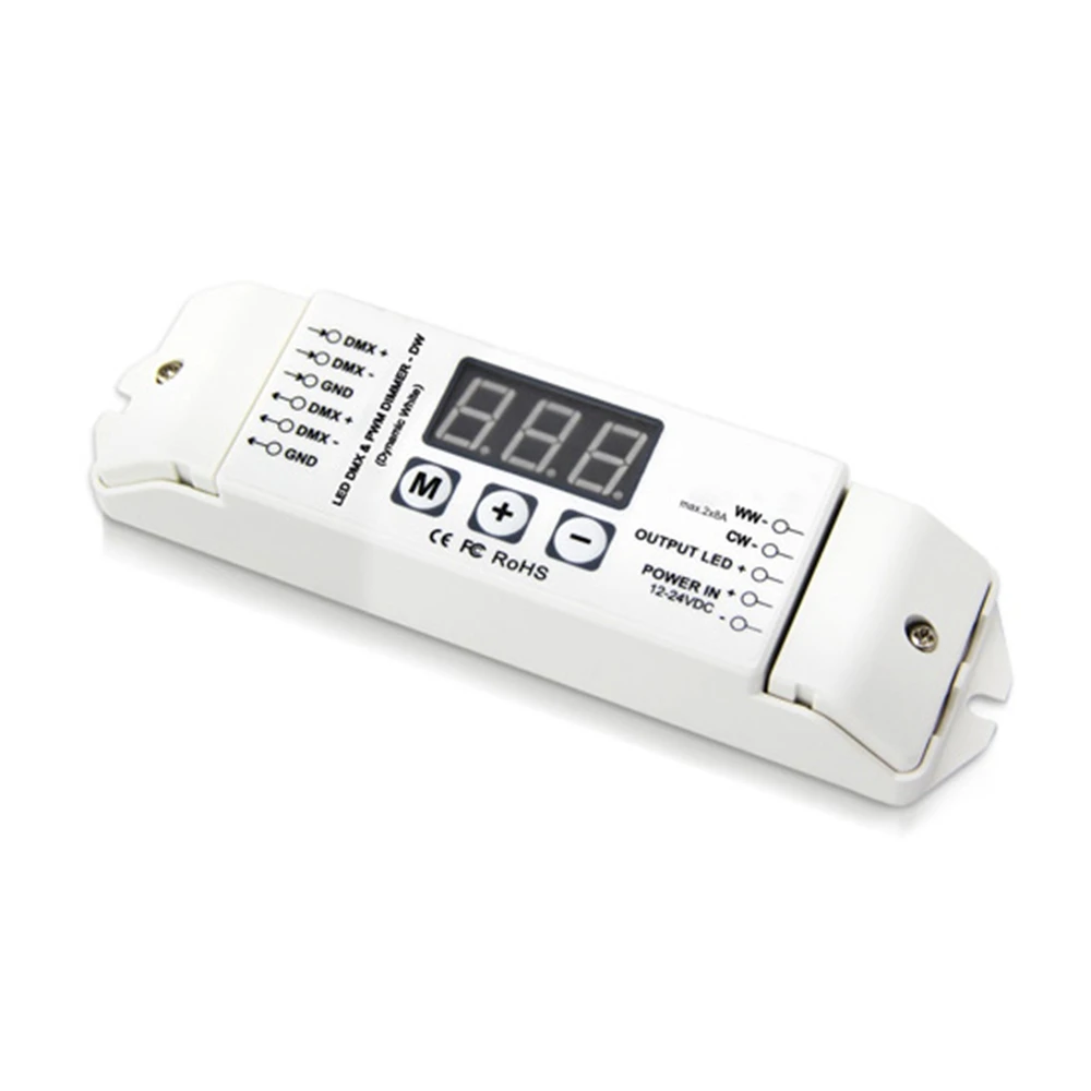 Pwm Dmx512 Led Decoder 2 Channel Dmx Led Controller Dc12V-24V Constant Voltage For Ww/Cw Led Strip Light Tape Ribbon BC-832
Pwm Dmx512 Led Decoder 2 Channel Dmx Led Controller Dc12V-24V Constant Voltage For Ww/Cw Led Strip Light Tape Ribbon BC-832