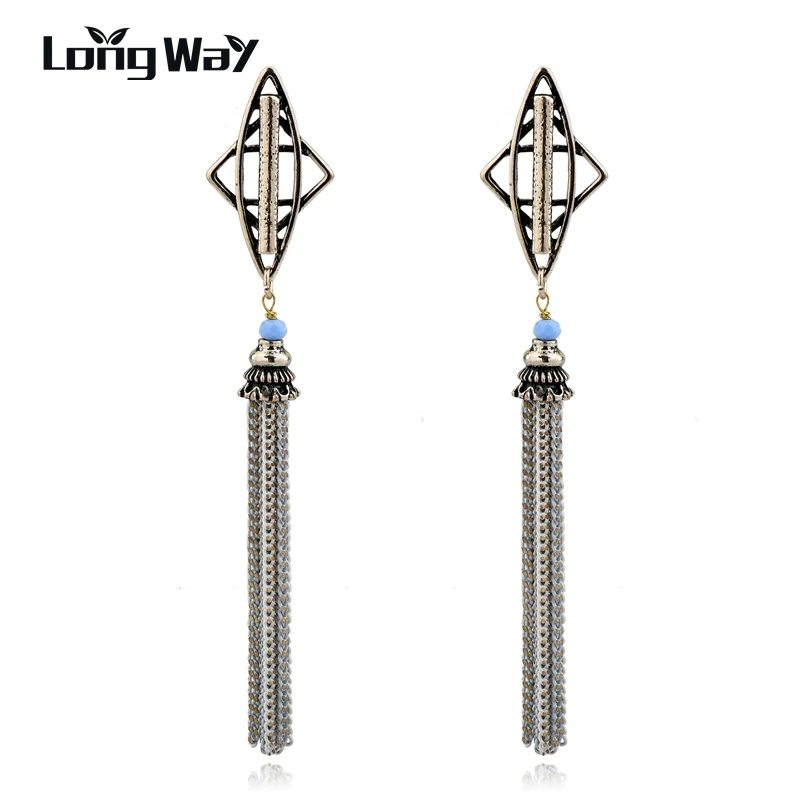 LongWay Brand Crystal Drop Earrings For Women Vintage Silver Color Tassel Earrings Fashion Statement Jewelry Gifts SER160124
LongWay Brand Crystal Drop Earrings For Women Vintage Silver Color Tassel Earrings Fashion Statement Jewelry Gifts SER160124
