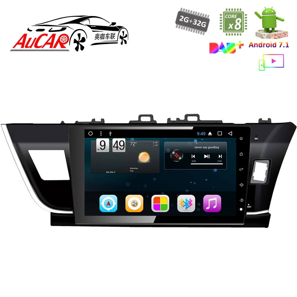 Android 10.1" Multimedia player for Toyota Corolla GPS DVD Player right hand drive 2014 - 2016 Bluetooth GPS Radio WIFI 4G AUX
Android 10.1" Multimedia player for Toyota Corolla GPS DVD Player right hand drive 2014 - 2016 Bluetooth GPS Radio WIFI 4G AUX