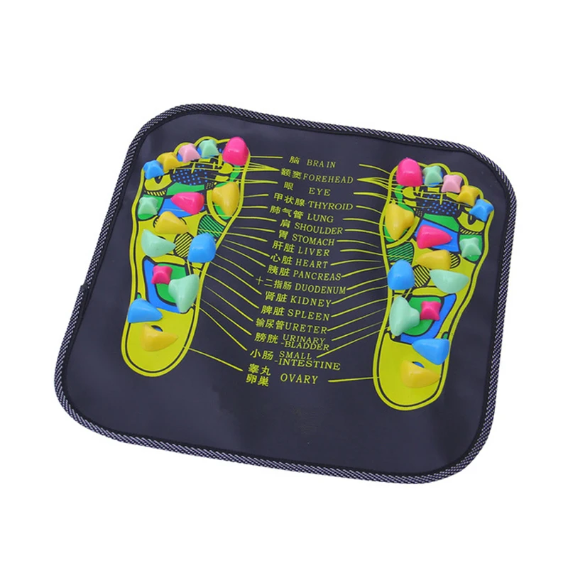 

Reflexology Walk Stone Foot Leg Pain Relieve Relief Walk Massager Mat Pad Cushion Health Care Acupressure massageador