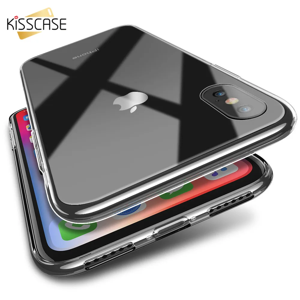 KISSCASE ультра тонкий Ясно Мягкий силиконовый чехол для iPhone 5 5S Se Обложка HD