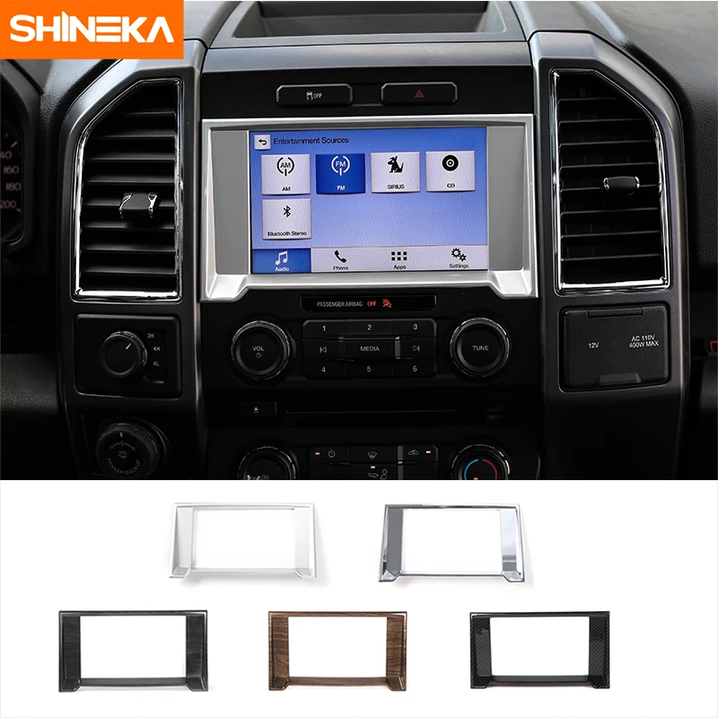 SHINEKA Media GPS Cover Trim Decoration Ring Navigation Panel Frame Sticker for Ford F150 2015 2016 Car Styling
SHINEKA Media GPS Cover Trim Decoration Ring Navigation Panel Frame Sticker for Ford F150 2015 2016 Car Styling