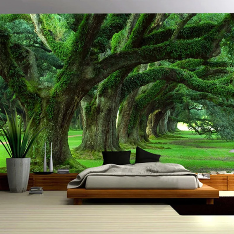 Custom Large Size 3D Wallpaper Modern Green Forest Photo Mural Paper Bedroom Living Room TV Backdrop Wall Papers Home Decoration
Custom Large Size 3D Wallpaper Modern Green Forest Photo Mural Paper Bedroom Living Room TV Backdrop Wall Papers Home Decoration