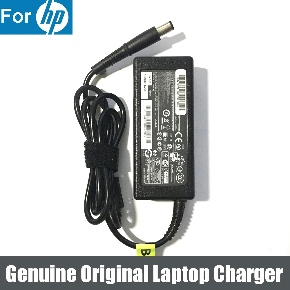 Genuine Original 65W 18.5V 3.5A AC Adapter Charger Power Supply for HP Compaq G62-347NR G62-347CL G62-223CL
Genuine Original 65W 18.5V 3.5A AC Adapter Charger Power Supply for HP Compaq G62-347NR G62-347CL G62-223CL