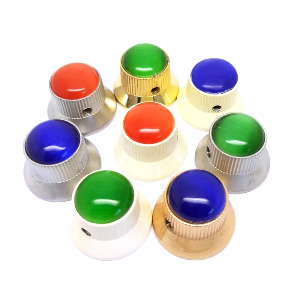 1Pcs Top Hat Knobs Electric Guitar Volume Tone Control Knobs with Screw for Guitar Bass with 6mm Shaft Pots + Glass Top
1Pcs Top Hat Knobs Electric Guitar Volume Tone Control Knobs with Screw for Guitar Bass with 6mm Shaft Pots + Glass Top