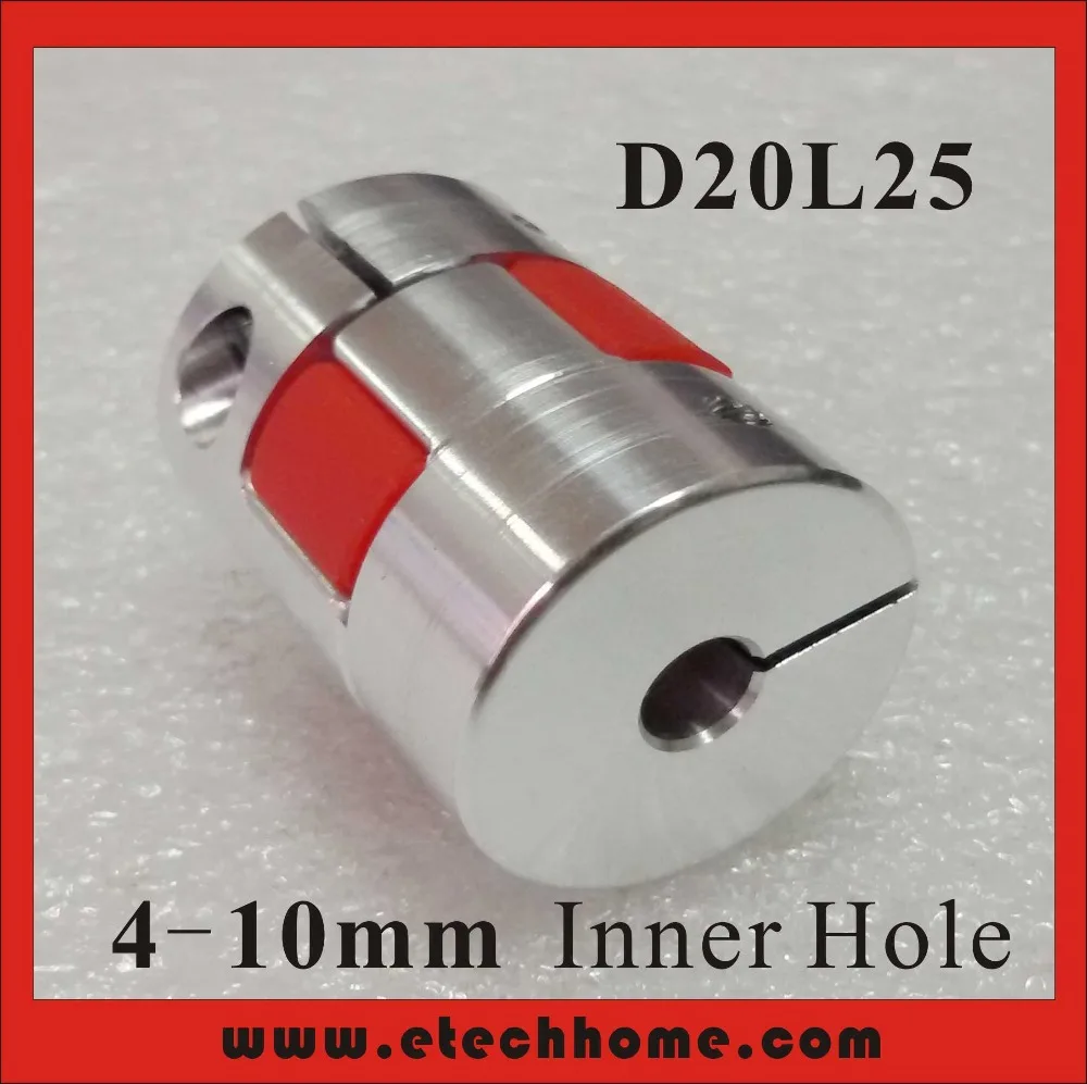 Free shipping! D20xL25 Motor Jaw Shaft Coupler 5x8 6.35x8 Claw-type Flexible Coupling Inner hole 4-10mm for CNC
Free shipping! D20xL25 Motor Jaw Shaft Coupler 5x8 6.35x8 Claw-type Flexible Coupling Inner hole 4-10mm for CNC