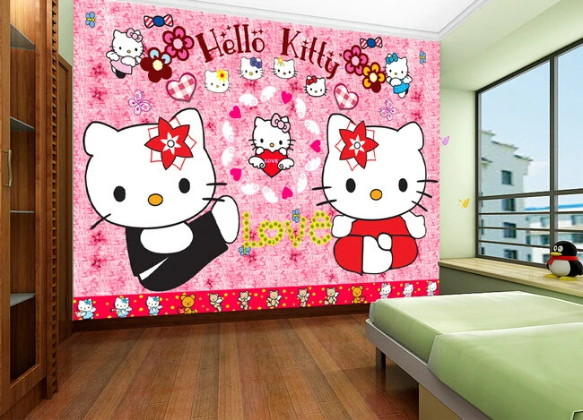 Custom papel DE parede infantil, cartoon Kitty cat dream murals for boys and girls room children room background wall wallpaper
Custom papel DE parede infantil, cartoon Kitty cat dream murals for boys and girls room children room background wall wallpaper