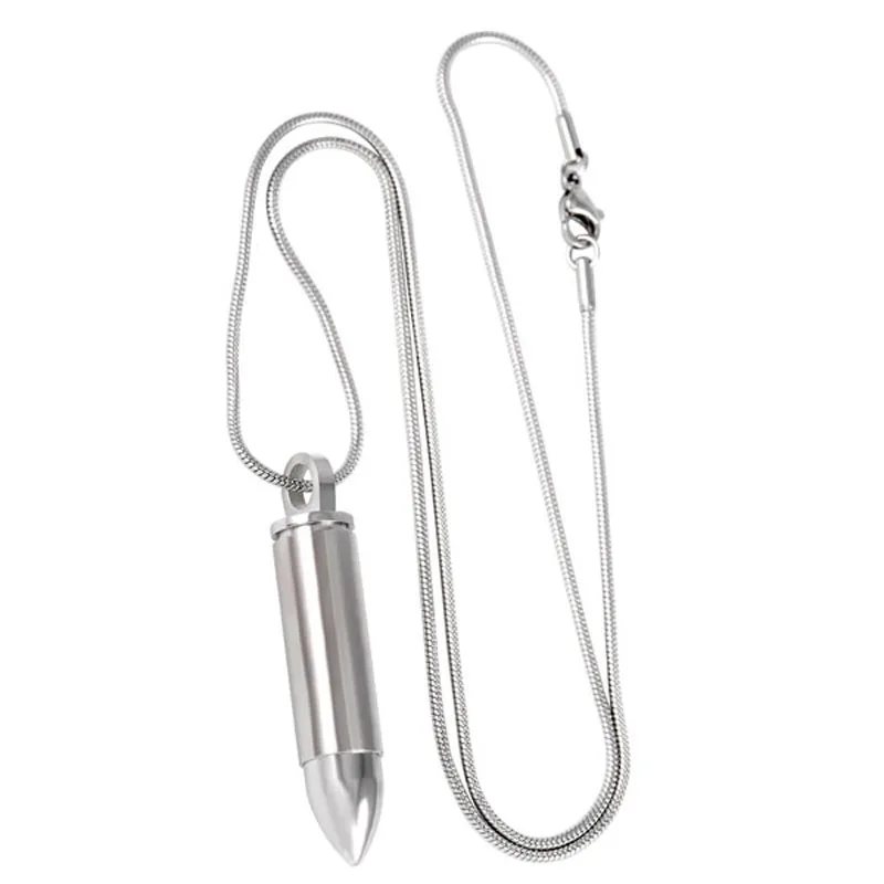 XWJ2436 Free Funnel Gifts Bullet Cremation Urn Pendant Stainless Steel Bullet Necklace Jewelry Stainless Steel Ash Casket
XWJ2436 Free Funnel Gifts Bullet Cremation Urn Pendant Stainless Steel Bullet Necklace Jewelry Stainless Steel Ash Casket