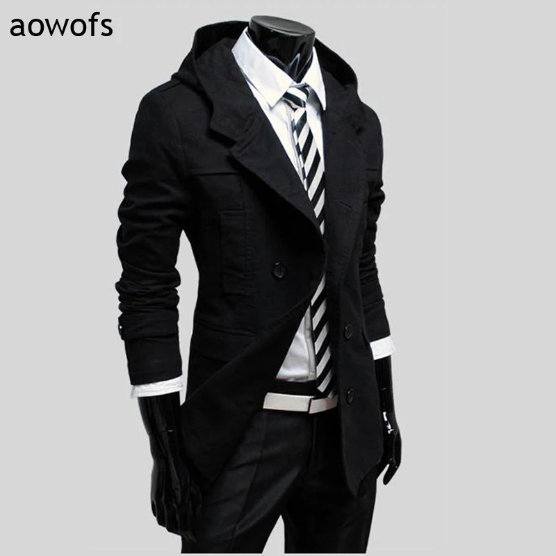 Fashion 2020 Aowofs gentleman Casual Men's windbreaker cotton casaco masculino trench double-breasted Slim Fit hoody dust coat
Fashion 2020 Aowofs gentleman Casual Men's windbreaker cotton casaco masculino trench double-breasted Slim Fit hoody dust coat