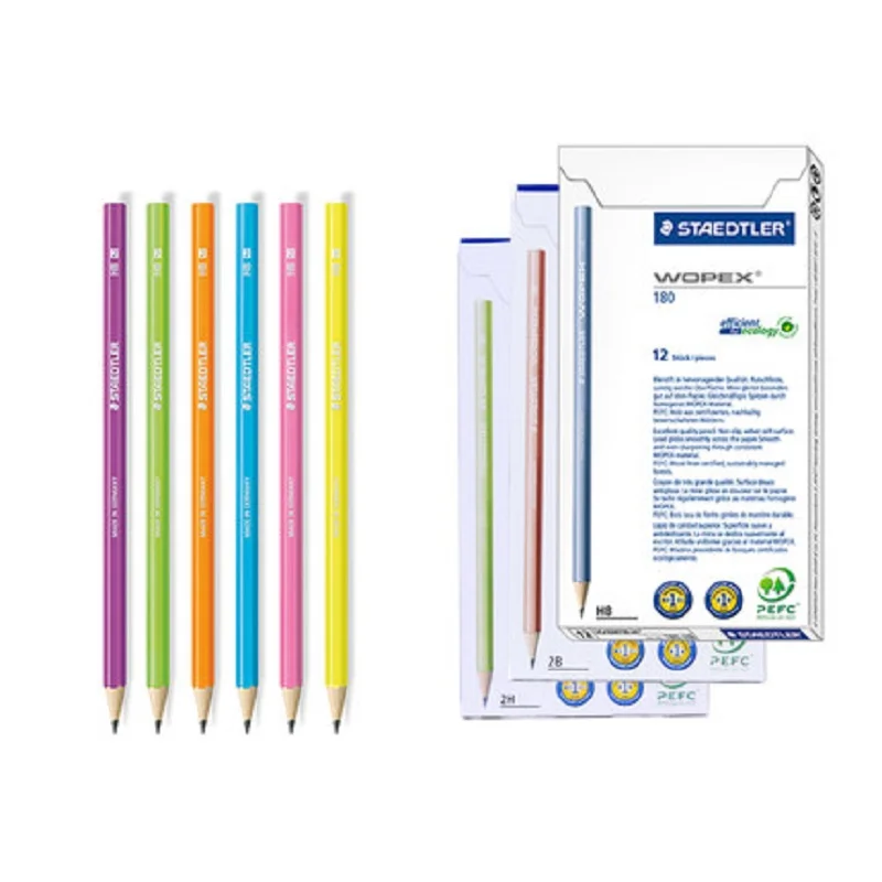 Модель номер 180 STAEDTLER Графитовые карандаши wopex карандаши ученические карандаши 2H HB 2B офисные карандаши 12 шт./лот
Модель номер 180 STAEDTLER Графитовые карандаши wopex карандаши ученические карандаши 2H HB 2B офисные карандаши 12 шт./лот