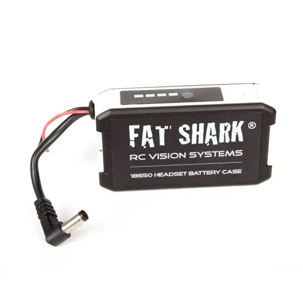 FatShark FSV1814 18650 Li-Ion Cell Goggle Headset Battery Case can provide 7.4V nominal voltage for use (batteries not included)
FatShark FSV1814 18650 Li-Ion Cell Goggle Headset Battery Case can provide 7.4V nominal voltage for use (batteries not included)