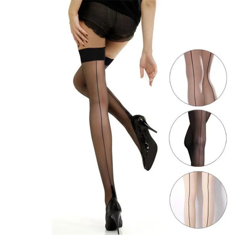 Back Seam Vertical Line Stockings Wide Side Thin Nylon Stockings Lace Stocking Sexy Thigh High Socks Over the Knee Sock Elegant
Back Seam Vertical Line Stockings Wide Side Thin Nylon Stockings Lace Stocking Sexy Thigh High Socks Over the Knee Sock Elegant