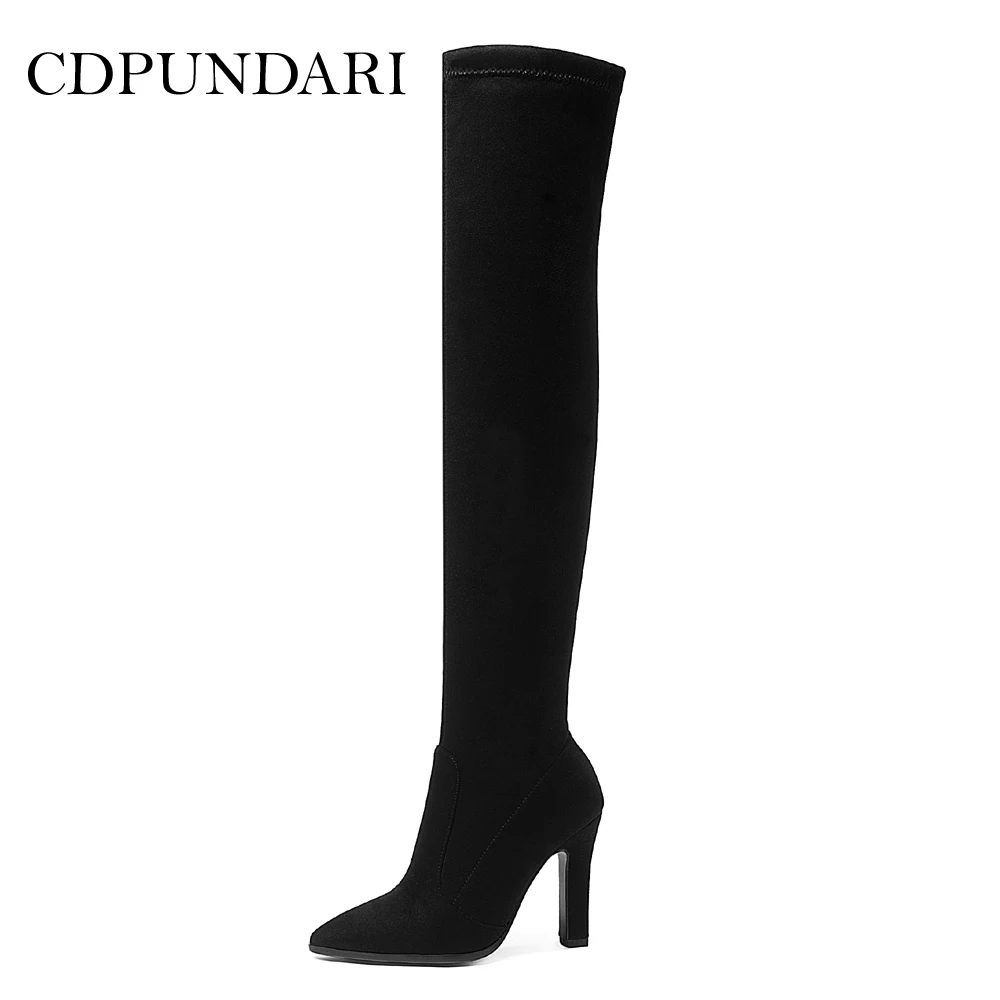 Black Sexy High Heels Over The Knee Boots Women Thigh High Boots Ladies Autumn Winter Long Boots Party Shoes
Black Sexy High Heels Over The Knee Boots Women Thigh High Boots Ladies Autumn Winter Long Boots Party Shoes