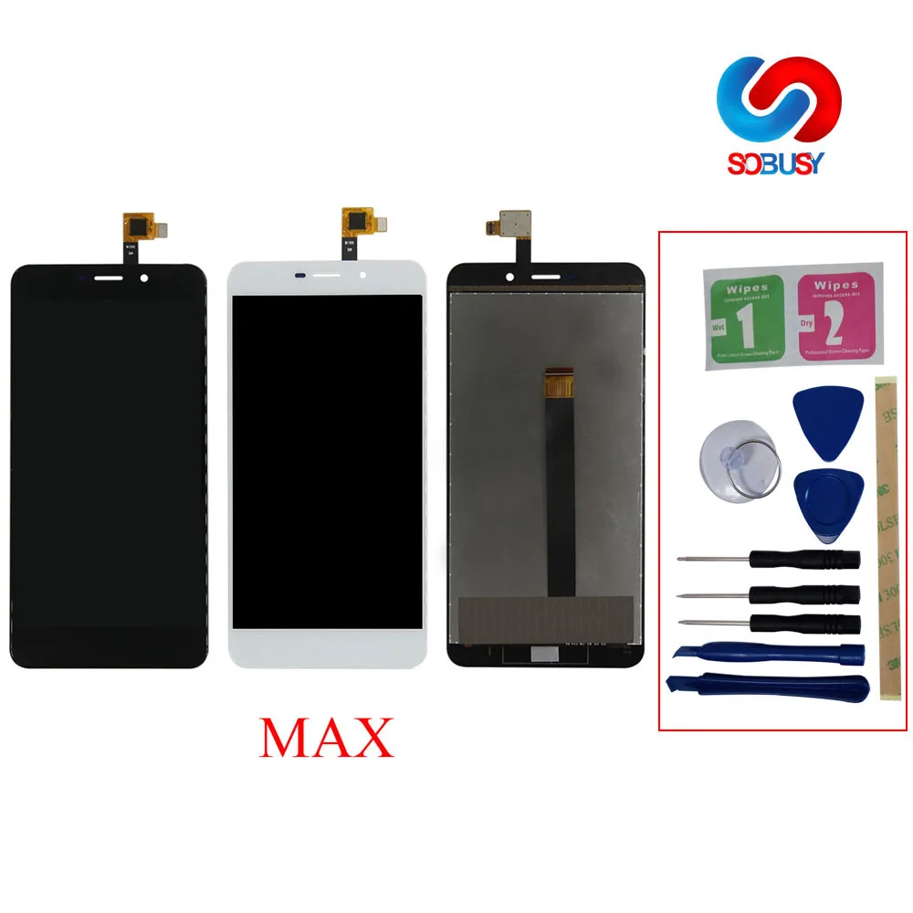 Оригинальный телефон ЖК s Ecran для UMI MAX дисплей кодирующий преобразователь