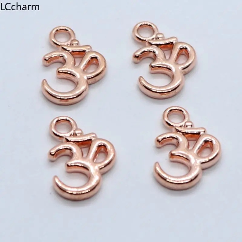 48pcs Metal Rose Gold "Om" Symbol Yoga Crafts Charms Pendants Beads 10x15mm Jewelry Making
48pcs Metal Rose Gold "Om" Symbol Yoga Crafts Charms Pendants Beads 10x15mm Jewelry Making