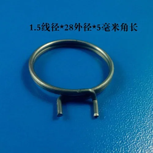 4pcs Wire diameter 1.5mm torsion spring Outer diameter 28mm Door lock springs angular length 5mm
4pcs Wire diameter 1.5mm torsion spring Outer diameter 28mm Door lock springs angular length 5mm