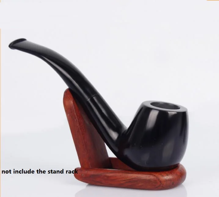 Classic Bent Ebony Wooden Smoking Pipe Handmade Polished Wood Pipes Tobacco Pipe Cigarette holder smoke gift filter mouthpiece
Classic Bent Ebony Wooden Smoking Pipe Handmade Polished Wood Pipes Tobacco Pipe Cigarette holder smoke gift filter mouthpiece