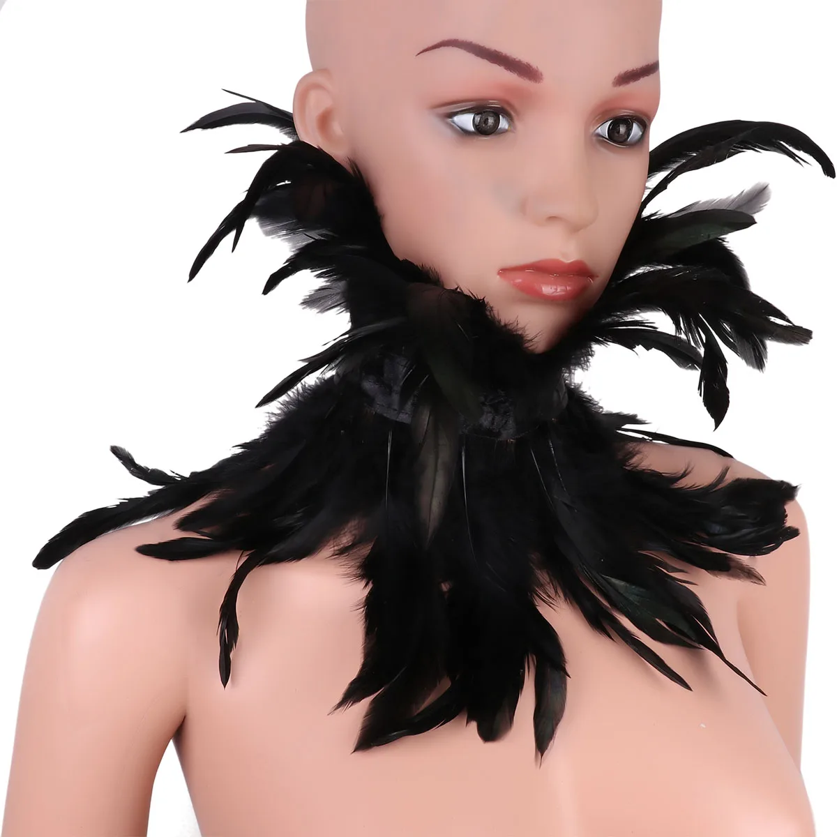 Victorian Gothic Feather Collar Choker Vintage Punk Womens Fake Collars Party Masquerade Cosplay Sexy Shrug Shawl Shoulder Wrap
Victorian Gothic Feather Collar Choker Vintage Punk Womens Fake Collars Party Masquerade Cosplay Sexy Shrug Shawl Shoulder Wrap