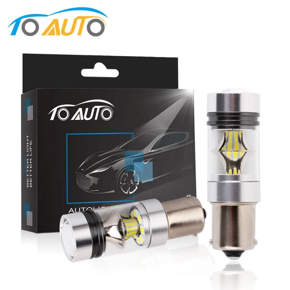 1 Pair 1156 BA15S 20-SMD 3030 Chip High Power 100W Headlight Super Bright White Fog Driving DRL Daytime Running Light Lamp Bulbs
1 Pair 1156 BA15S 20-SMD 3030 Chip High Power 100W Headlight Super Bright White Fog Driving DRL Daytime Running Light Lamp Bulbs