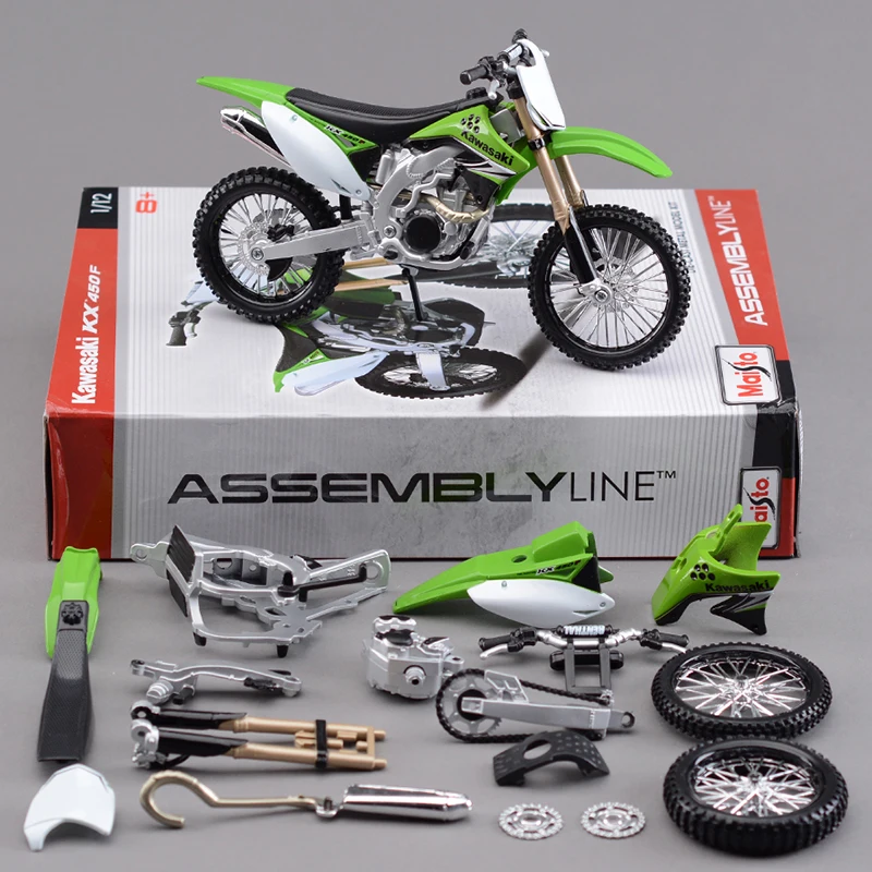 Maisto KWSK KX450F Off-Road Motorcycle Model Kit 1:12 scale metal Assembly DIY Motorcycle Bike Model Kit Toy For Gift Collection
Maisto KWSK KX450F Off-Road Motorcycle Model Kit 1:12 scale metal Assembly DIY Motorcycle Bike Model Kit Toy For Gift Collection