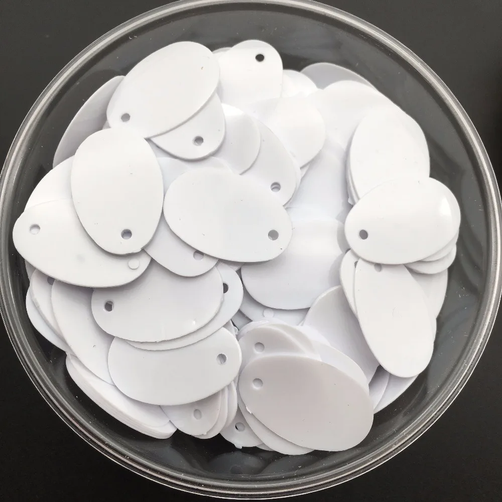 12*20mm White Oval/Egg Shape Flat Loose Sequins Paillettes Sewing,Wedding Craft,Women Kids DIY Garment Accessory SFO1
12*20mm White Oval/Egg Shape Flat Loose Sequins Paillettes Sewing,Wedding Craft,Women Kids DIY Garment Accessory SFO1