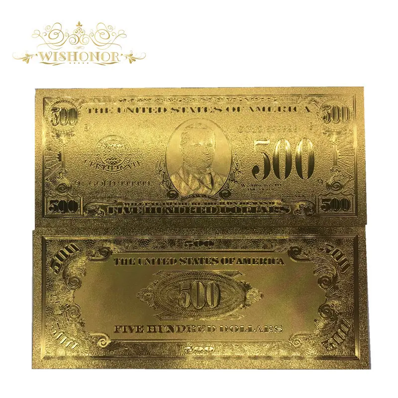 Фото Банкнота из американского золота с позолоченной коллекцией - купить