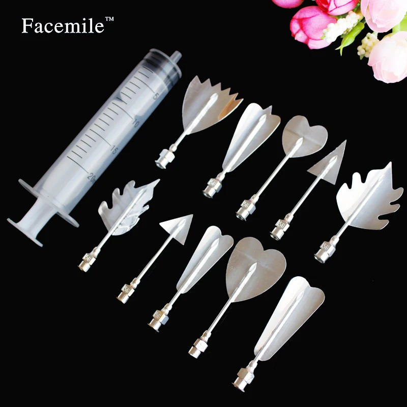 Facemile 10 шт. 3D желейные художественные инструменты Gurbias торт Jello желатиновые