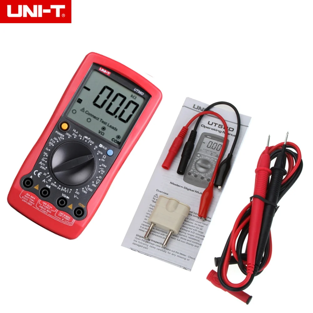 UNI-T UT58D LCD Digital Multimeter AC/DC Volt Amp Ohm Capacitance Inductance Tester 20A
UNI-T UT58D LCD Digital Multimeter AC/DC Volt Amp Ohm Capacitance Inductance Tester 20A