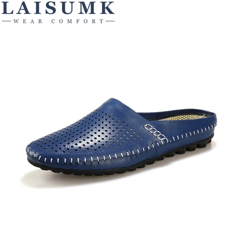 LAISUMK Summer Slippers New Hollow Out Breathable Beach Sandals Shoes Men Casual Slip-on Flats Flip Flops Zapatos
LAISUMK Summer Slippers New Hollow Out Breathable Beach Sandals Shoes Men Casual Slip-on Flats Flip Flops Zapatos