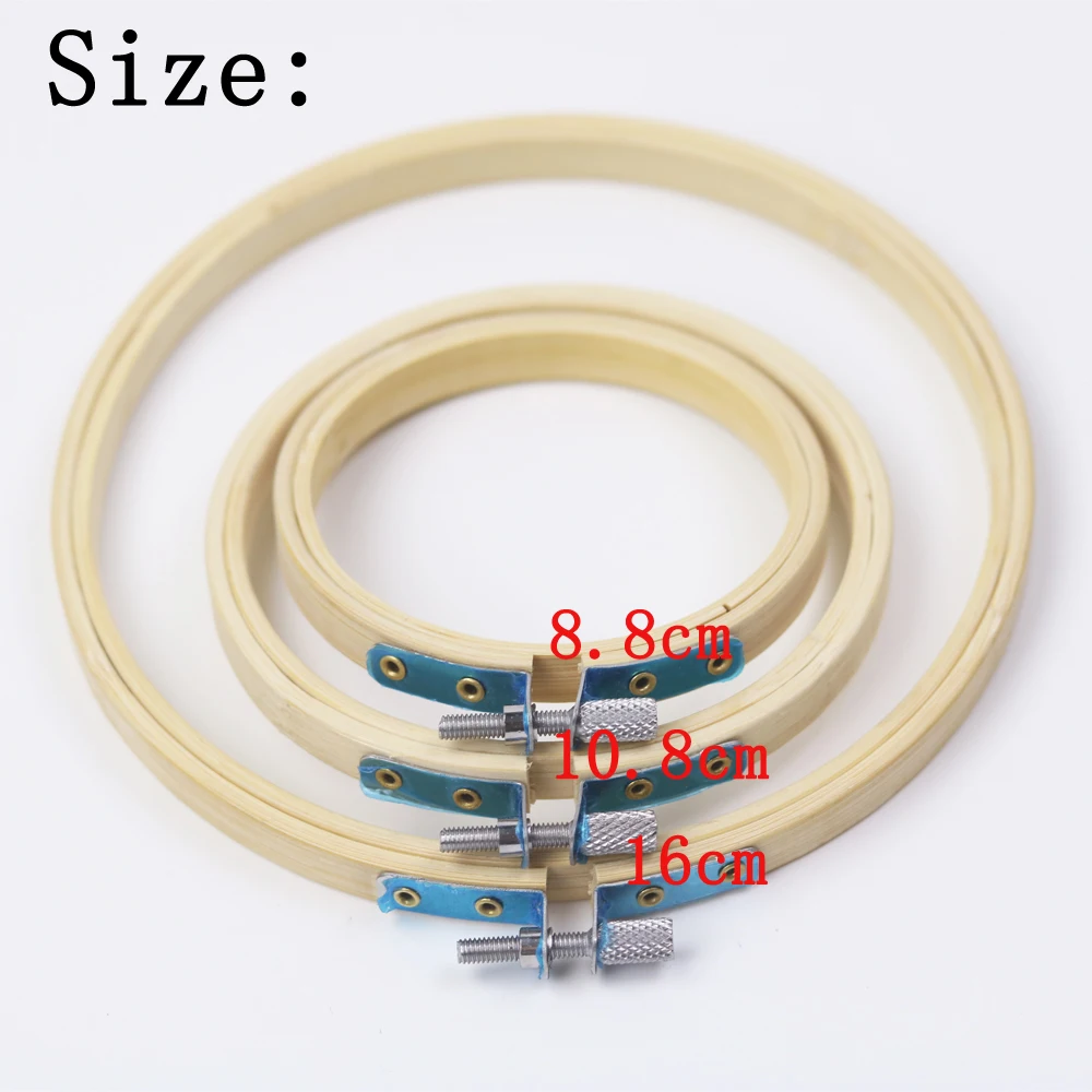 D&D 3Sizes/Set Bamboo Frame Embroidery Hoop Handy Cross Stitch Machine Embroidery Hoop Ring Sewing Tools
D&D 3Sizes/Set Bamboo Frame Embroidery Hoop Handy Cross Stitch Machine Embroidery Hoop Ring Sewing Tools