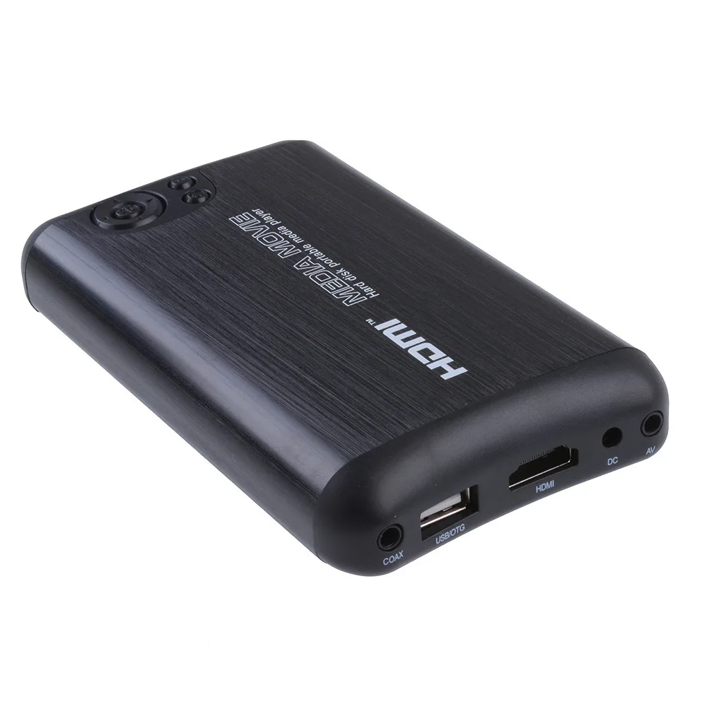 Фото REDAMIGO USB 3 0 Mini 1000GB 2 5 &quotSATA HD 1080P MKV 5'' HDD HDMI совместимый медиаплеер - купить