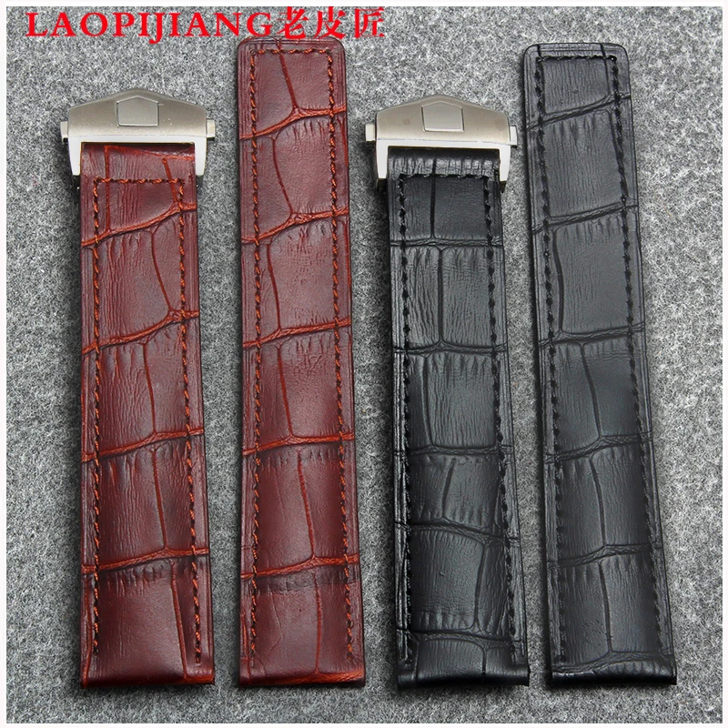 Laopijiang duty quality monaco Calera genuine leather strap for male butterfly clasp fashion accessories watchband 19mm 20mm
Laopijiang duty quality monaco Calera genuine leather strap for male butterfly clasp fashion accessories watchband 19mm 20mm