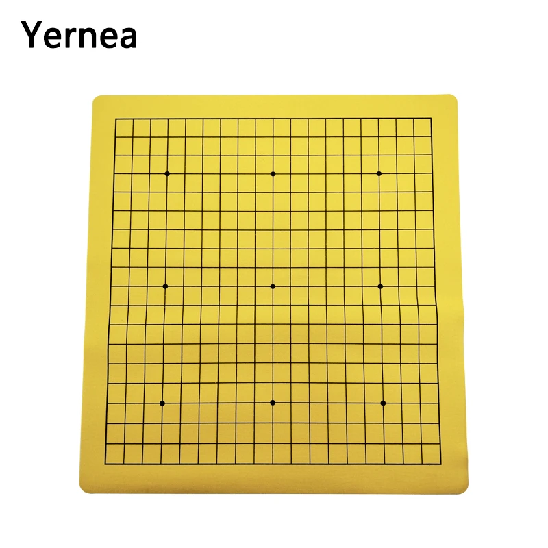 Yernea Go Game Chess board One Side Weiqi Chessboard Synthetic Leather Flannelette Checkerboard 19 Line Road Chess Games
Yernea Go Game Chess board One Side Weiqi Chessboard Synthetic Leather Flannelette Checkerboard 19 Line Road Chess Games