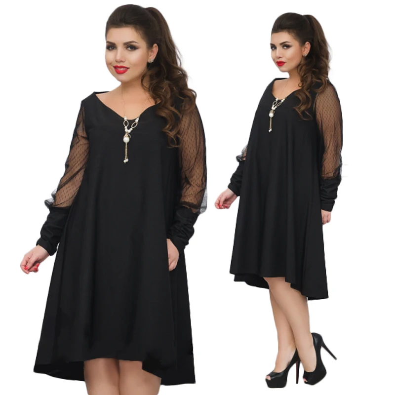 Loose Black Women Dress Plus size Summer Dress Sexy Mesh Beach Dress Big Size Sheer Party dress See Through Vestido 5XL 6XL
Loose Black Women Dress Plus size Summer Dress Sexy Mesh Beach Dress Big Size Sheer Party dress See Through Vestido 5XL 6XL