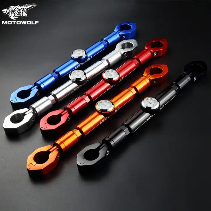 CNC Waterproof Adjustable Extensible Motorcycle 7/8" 22mm Handlebar Cross Bar With Clock Watch Universal For Honda Yamaha Suzuki
CNC Waterproof Adjustable Extensible Motorcycle 7/8" 22mm Handlebar Cross Bar With Clock Watch Universal For Honda Yamaha Suzuki