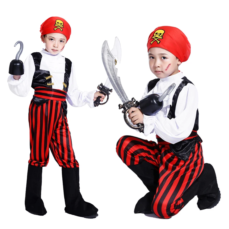 Free shipping Halloween costume pirate captain South Africa Little Pirate costume for boys masquerade costumes
Free shipping Halloween costume pirate captain South Africa Little Pirate costume for boys masquerade costumes