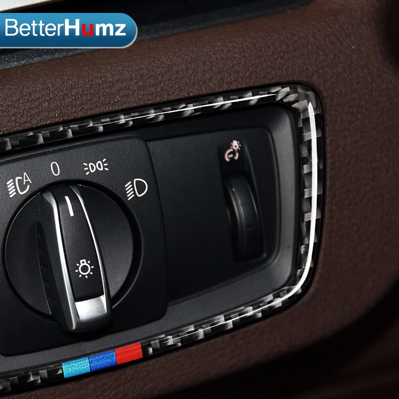 Car interior Carbon Fiber Headlight Switch Buttons Frame cover stickers car styling For BMW F48 X1 2016-2018 accessories
Car interior Carbon Fiber Headlight Switch Buttons Frame cover stickers car styling For BMW F48 X1 2016-2018 accessories