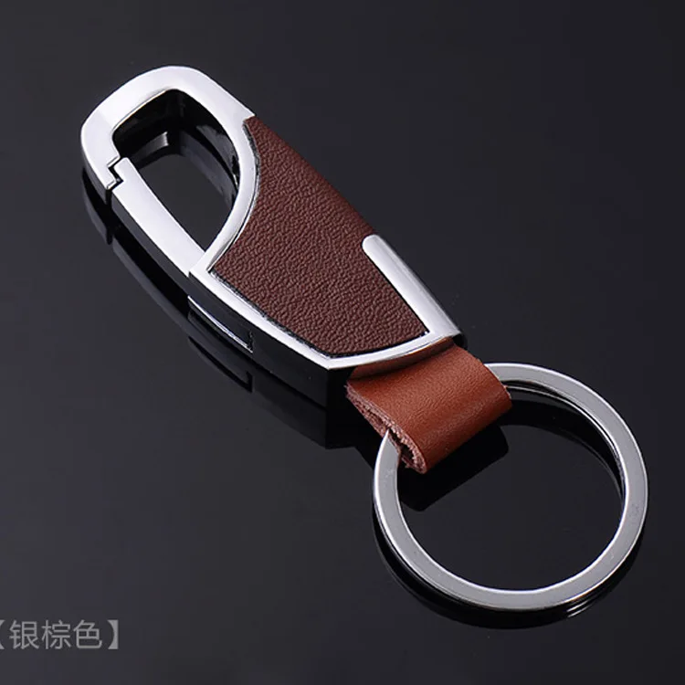 Men's Fashion Creative Metal Leather Strap Car Keyring Keychain Key Chain Ring Keyfob Gift Ap22 Oct20 2018 | Автомобили и