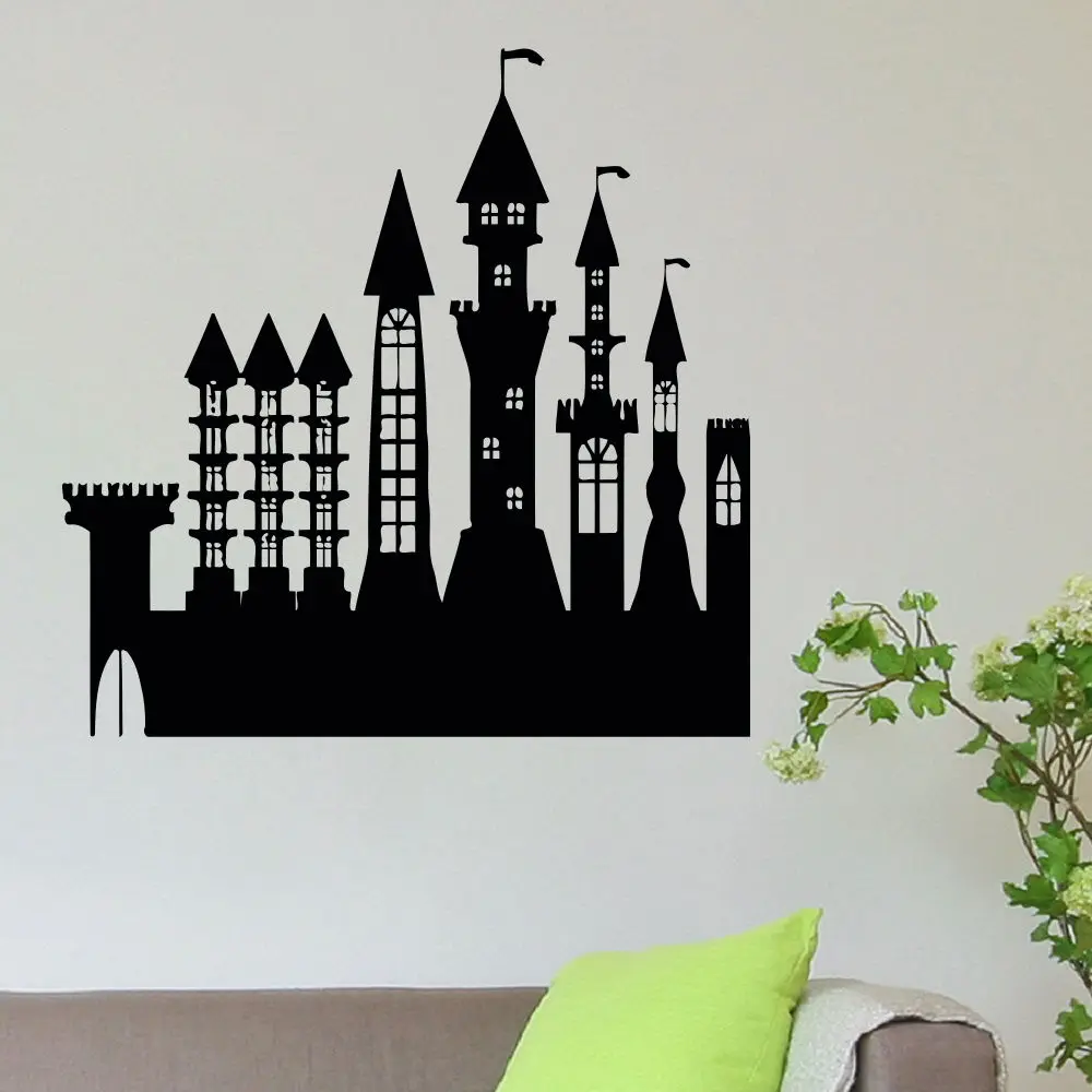 Wall Decal Castle Palace Wall Sticker Home Art Decor Girls Room Wall Art Mural Removable Castle Silhouette Wall Poster AY724
Wall Decal Castle Palace Wall Sticker Home Art Decor Girls Room Wall Art Mural Removable Castle Silhouette Wall Poster AY724
