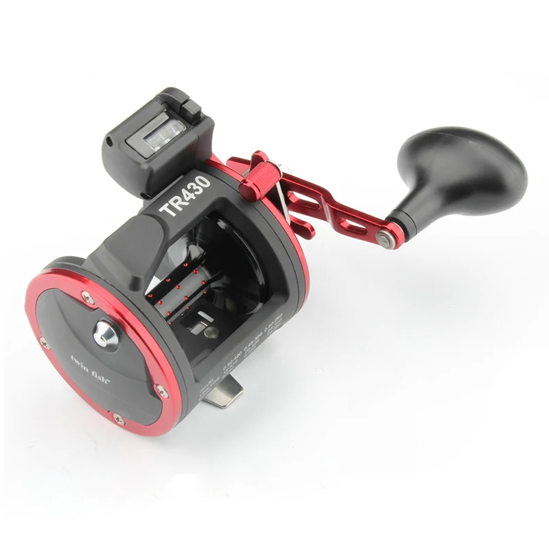 FLGT-Drum Fishing Reel 4.1:1 Professional Saltwater Level Wind Round Baitcasting Trolling Reels | Спорт и развлечения