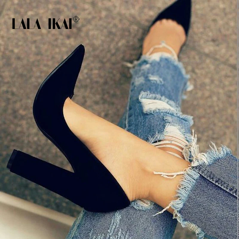 LALA IKAI Women Faux Sandals Suede Solid Colors Pump Basic Sandals Slip On High Heels Shallow Femme Fashion Shoes 014C1237 -4
LALA IKAI Women Faux Sandals Suede Solid Colors Pump Basic Sandals Slip On High Heels Shallow Femme Fashion Shoes 014C1237 -4