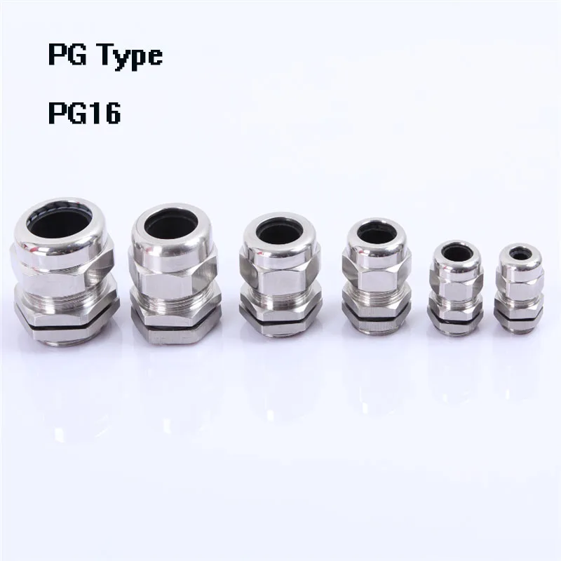 1piece PG16 Nickel Brass Metal IP68 Waterproof Cable Glands Connector Wire Glands for 10-14mm cable free shipping
1piece PG16 Nickel Brass Metal IP68 Waterproof Cable Glands Connector Wire Glands for 10-14mm cable free shipping