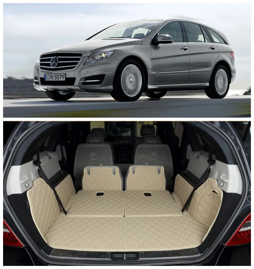 For Mercedes-Benz R Class S251 R300 R320 R350 R400 2009-2017 Full Rear Trunk Tray Liner Cargo Mat Floor Protector foot pad mats 
For Mercedes-Benz R Class S251 R300 R320 R350 R400 2009-2017 Full Rear Trunk Tray Liner Cargo Mat Floor Protector foot pad mats