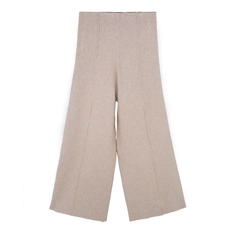 GRUIICEEN New 2017 Winter Knitted Women Pants Autumn Fashion High Waist Loose Ankle Length Wide Leg Pants High Waist Trousers
GRUIICEEN New 2017 Winter Knitted Women Pants Autumn Fashion High Waist Loose Ankle Length Wide Leg Pants High Waist Trousers
