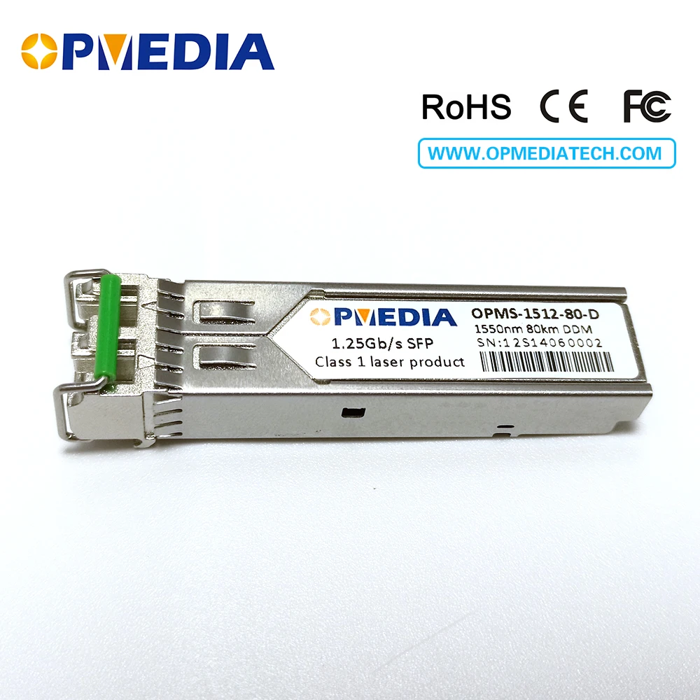 1000BASE-ZX SFP transceiver,1.25G 1550nm 80km SFP optical module with dual LC and DDM,100% compatible with Juniper eqiuipment
1000BASE-ZX SFP transceiver,1.25G 1550nm 80km SFP optical module with dual LC and DDM,100% compatible with Juniper eqiuipment