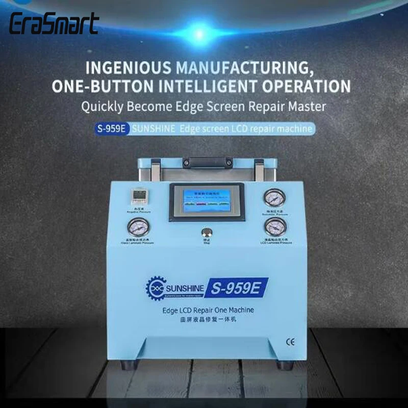Latest Screen laminator machine S-959E curved straight screen Composite defoamer LCD edge compound machine(No Include Edge Mold)
Latest Screen laminator machine S-959E curved straight screen Composite defoamer LCD edge compound machine(No Include Edge Mold)